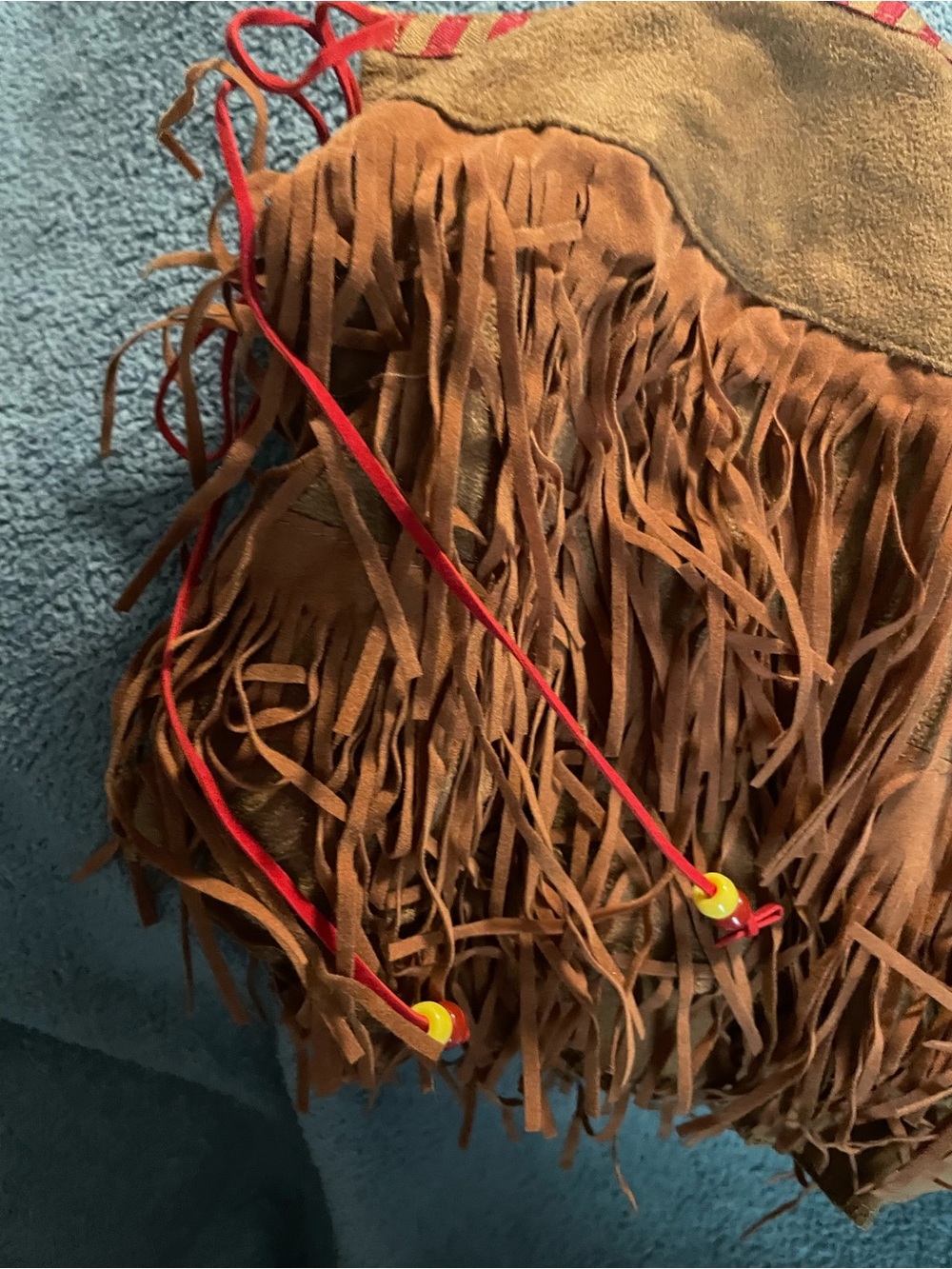 Leg Avenue Brown Faux Suede Fringe 3-Piece Costume - Picture 9 of 15